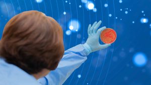 Great Careers at DLS graphic with female lab worker