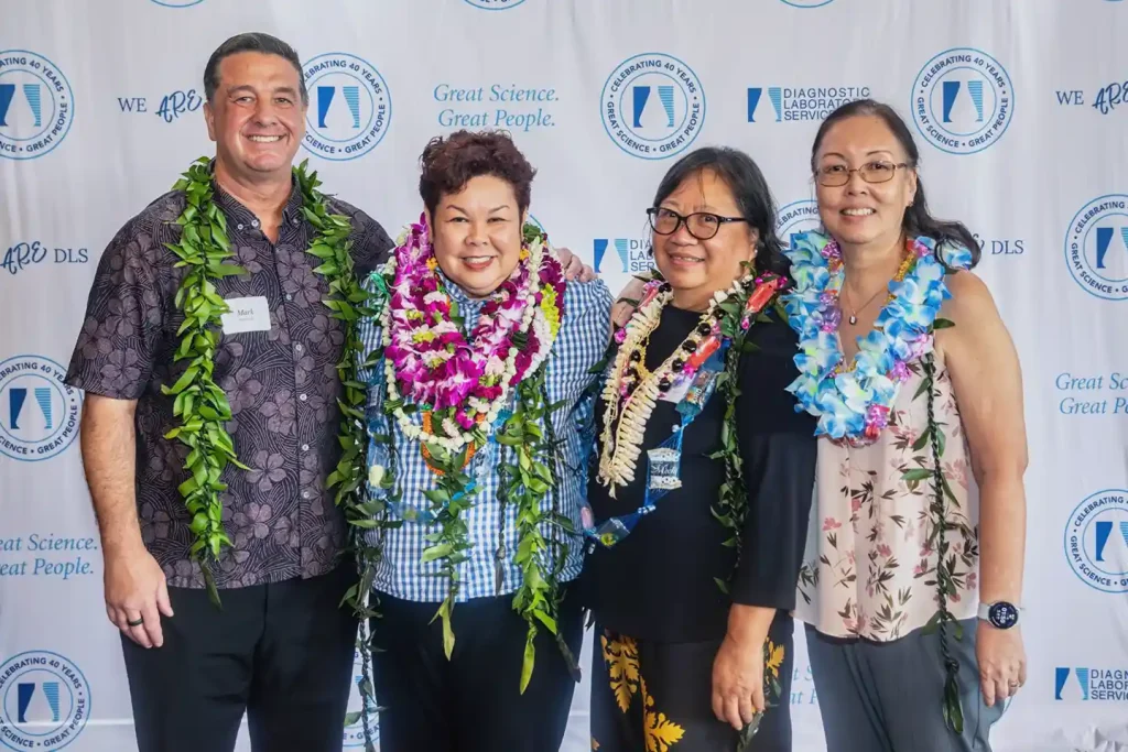 DLS employees celebrating during a recognition lunch for Best Place to Work 2026