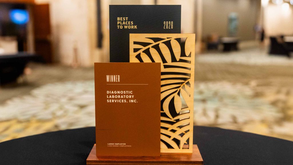 Best Places to Work 2026 award presented to Diagnostic Laboratory Services in Hawaii